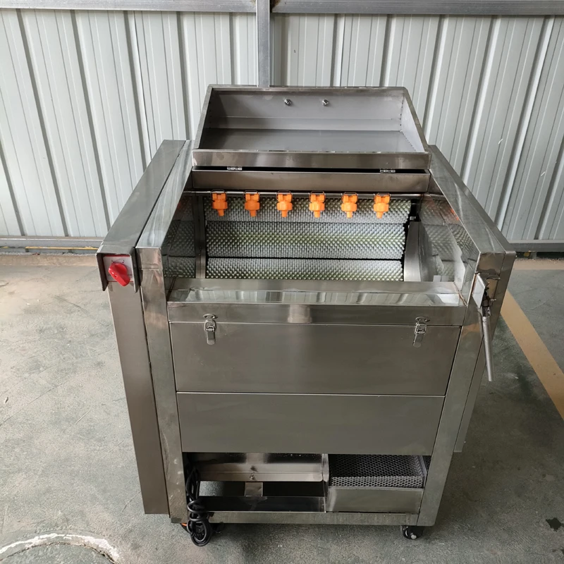 2025New Vegetable Fruit Washing Peeling Cleaning Machine 3