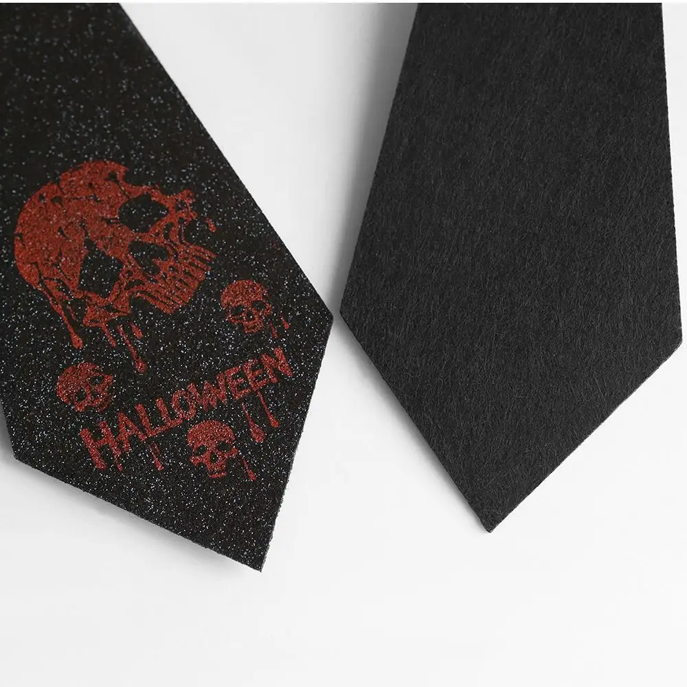 Spooky Halloween Light Up Eyeball Tie Haunted Realistic Gold Dust Bat Bow Tie Adjustable Straps Reusable Halloween Tie Props