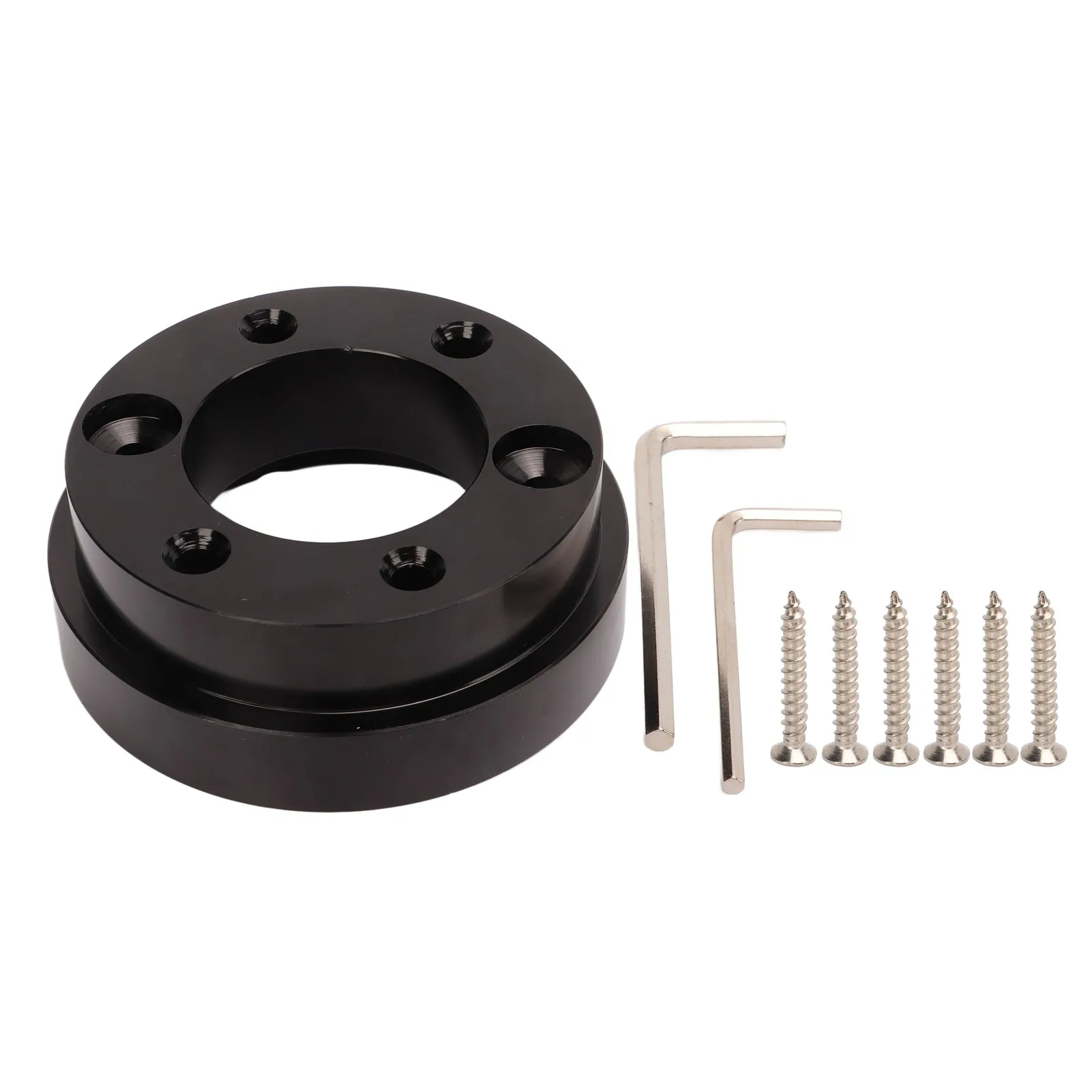 70mm 스티어링 휠 어댑터 플레이트 G29 G920 용 알루미늄 합금 13 14in 스티어링 휠 스티어링 휠 어댑터