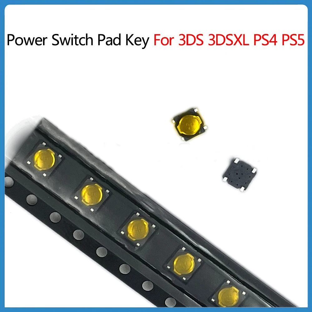 50 Pz Controller Reset Tact On Off Interruttore Di Alimentazione Pad Key Per 3Ds 3Dsxl Ps4 Ps5 Interruttore Di Alimentazione Circut Pad Pulsante In La