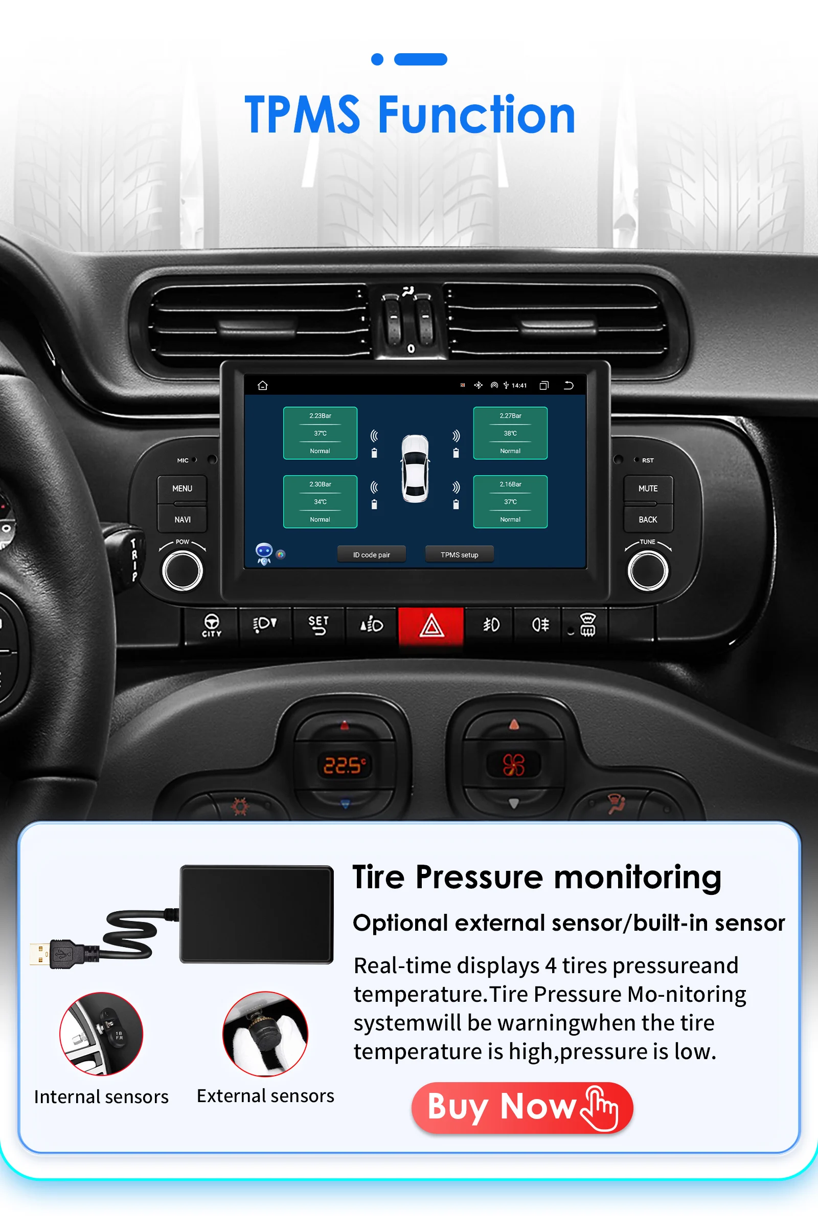 Hizpo 2Din Android 13 Auto Radio Für Fiat Panda 2013 - 2020 Auto Multimedia GPS Player Drahtlose CarPlay AUTO DSP 4G DSP BT UIS7862 – Detail 30