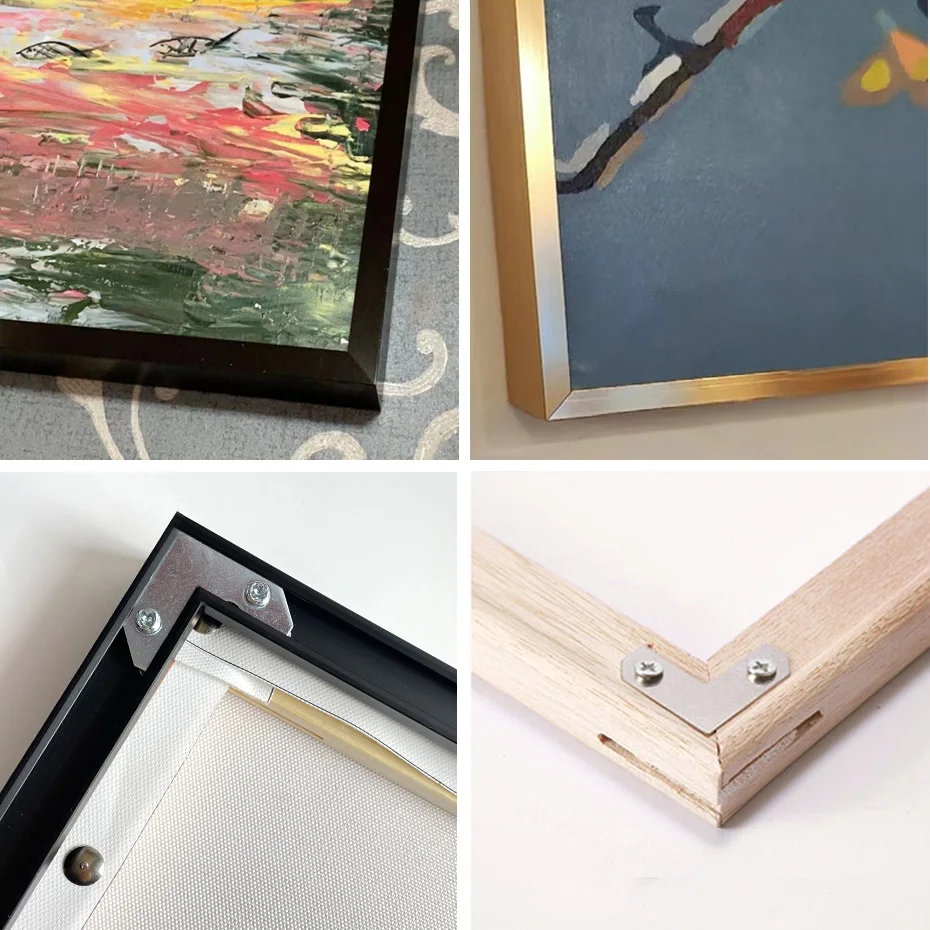 50x70 40x50 40x60 Canvas Picture Frames Aluminum DIY for Oil Painting Wall Art Photo Posters Home Interior Decor photo frame art frames