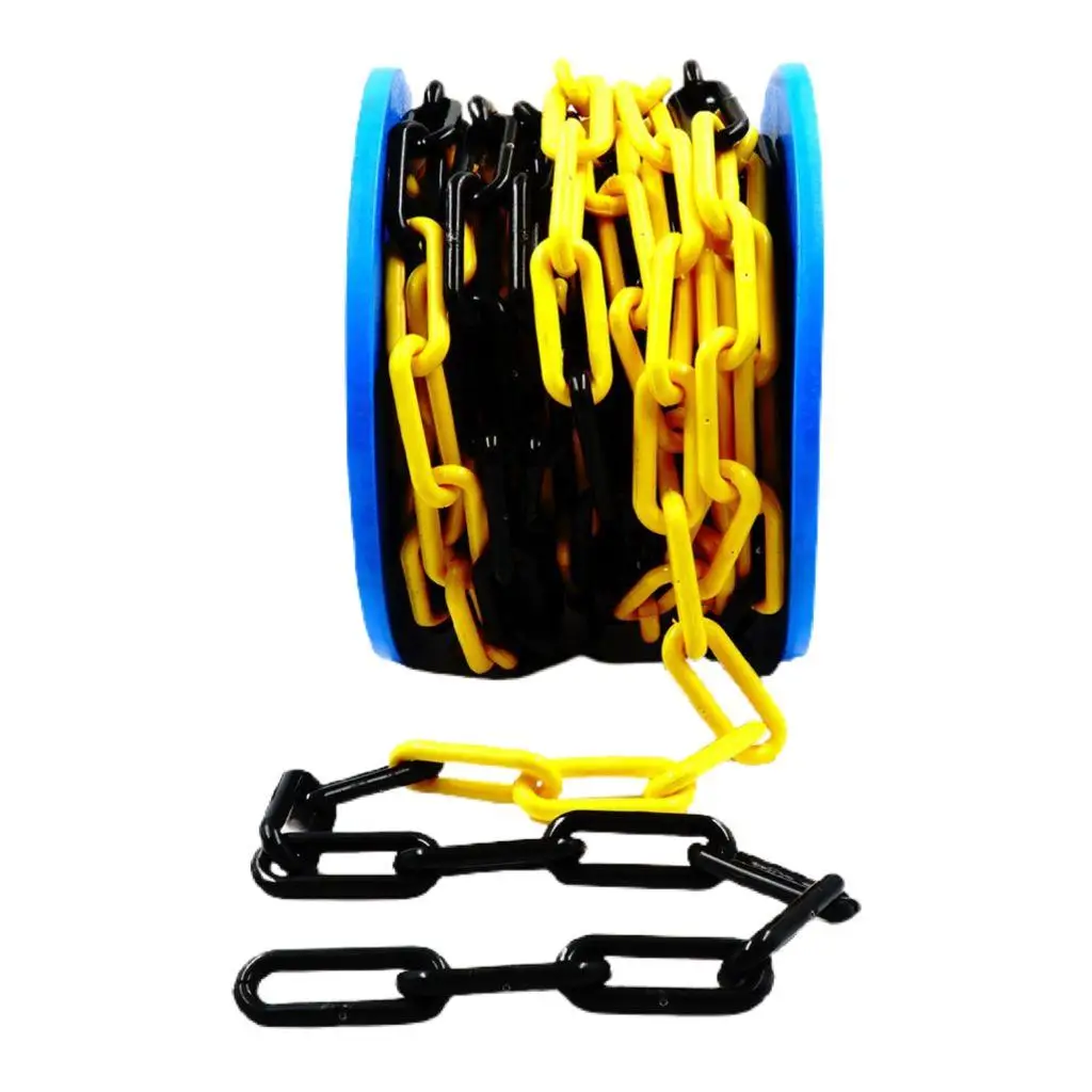 Force Chain 8 MM 25 Mtr. Roller yellow black plastic chain