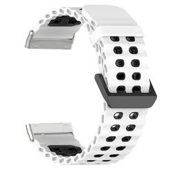 Marine Two - Tone Silicone Ocean Band - Breathable Sport Bracelet - versa 4 3 (WBS)