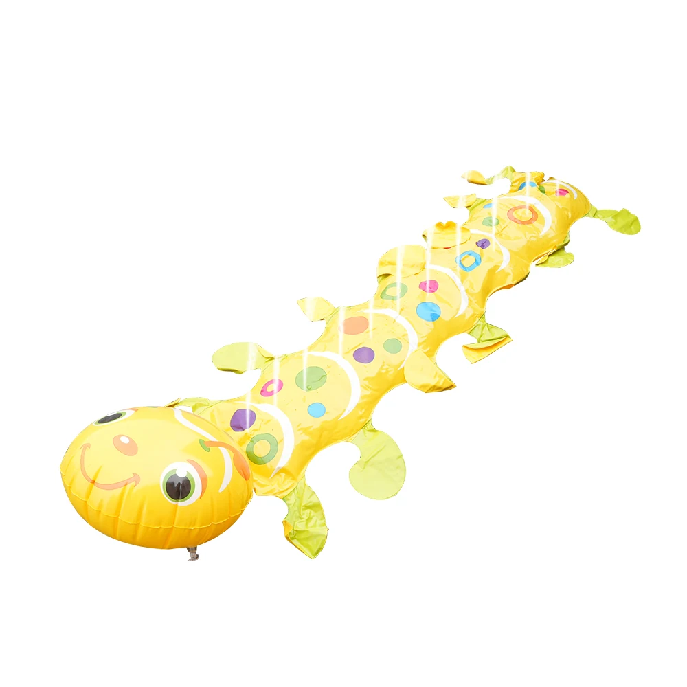 Caterpillar Sprinkler Pad Splash Play Mat for Kids Toddlers Summer Outdoor Backyard Lawn Water Toys Inflatable Spray Pad - 6