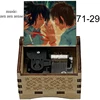 wind up Music Box Zen zen zense Your name Kimi no Na wa Wooden Music Box children's toys birthday Christmas gifts 4