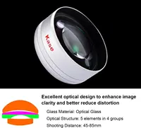 Kase Upgraded HD Master Macro Lens Plus for iPhone Samsung Android with Long Focus Distance 45-85mm 4