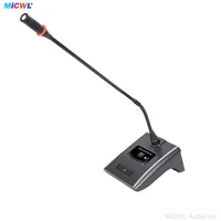MiCWL – système de Microphone numérique sans fil UHF, 8 canaux, 8 tables de conférence, casque portatif, micros Lavalier, fréquence 500MHz-590MHz 2