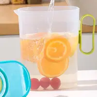 Water Pitcher 2L Clear Water Filter Pitcher With Lid And Handle Beverage Jar Large Iced Tea Pitcher Drink Container For Coffee 4