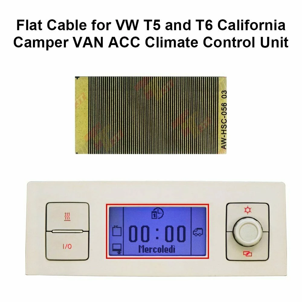 Flat Cable For Vw T5 And T6 California Multivan Camper Acc Climate