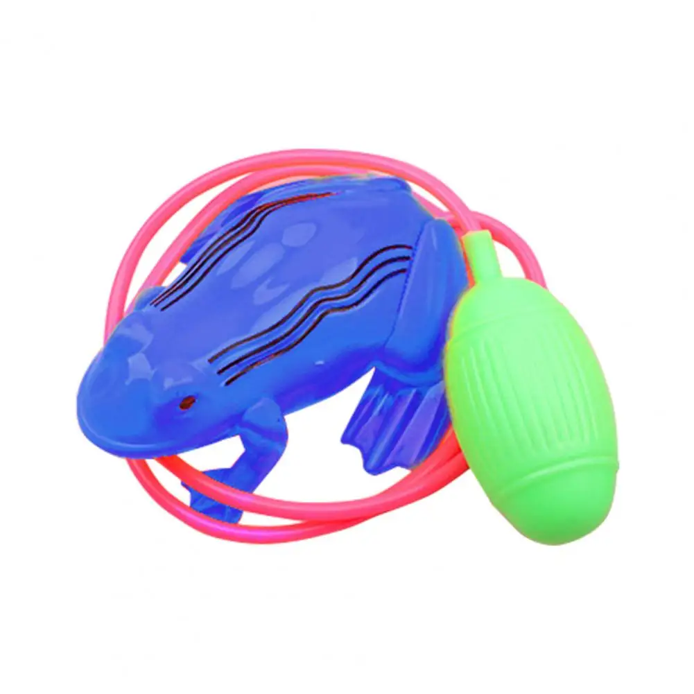 3Pcs Jumping Frog Toy Funny Line Control Plastic Air Powered Bounce Crocodile/Horse Childhood Toy for Kids 2