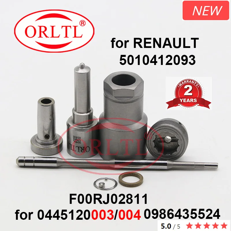 

ORLTL для RENAULT 0445120003 0445120004 5010412093 DLLA155P822 клапан F00RJ00218 комплекты для капитального ремонта инжектора