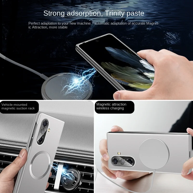 Sleek Magnetic Hard Case with Camera Protection