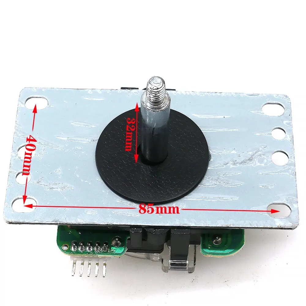 Copy SANWA Joystick With 5 Pin Connector 8 Way Classic Square Restrictor Arcade Game Machine Stick Neo Geo DIY Parts Arcade Game Stick
