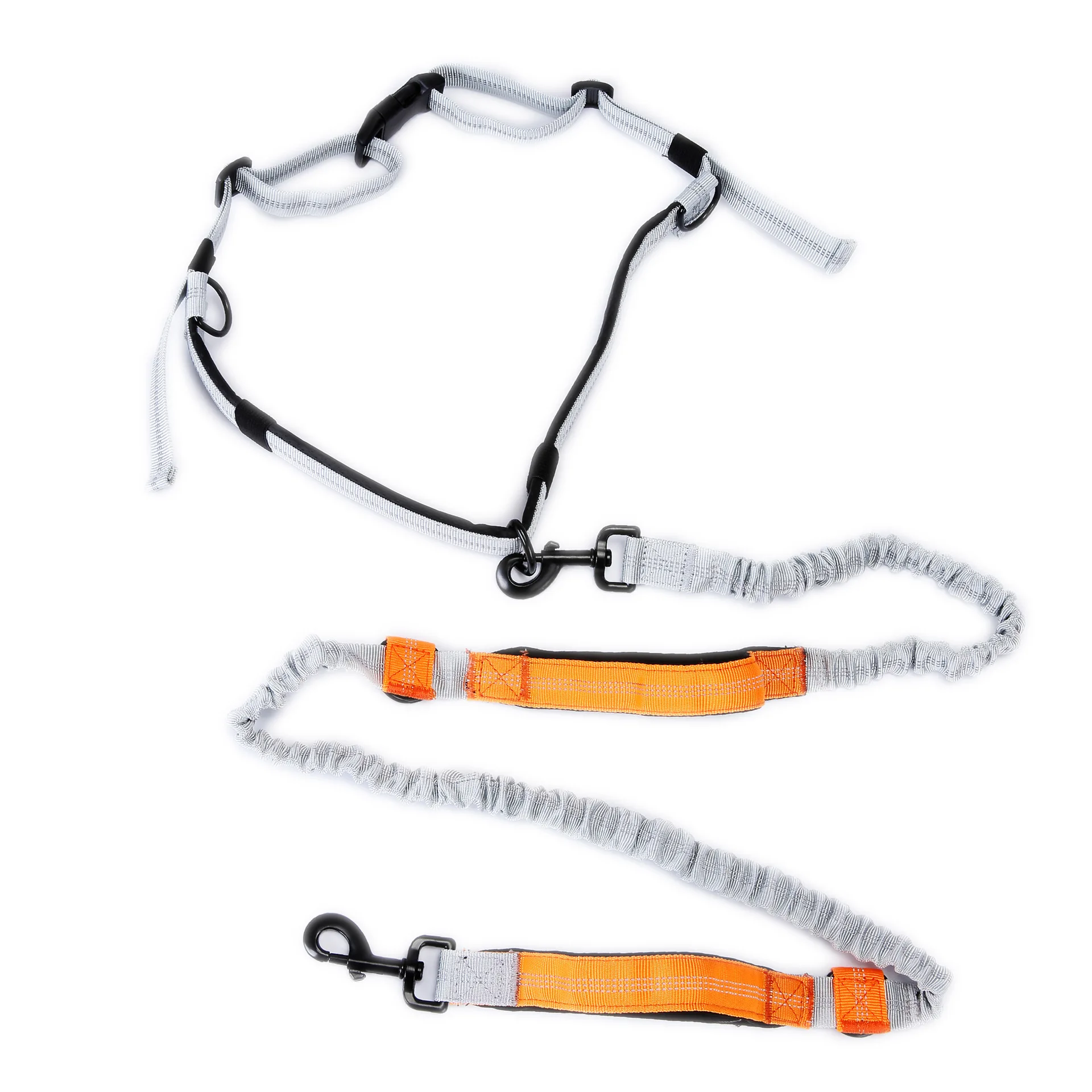 Retractable Free Dog Leash Adjustable with Control Safety Padded Handle and Heavy Duty Clasp for