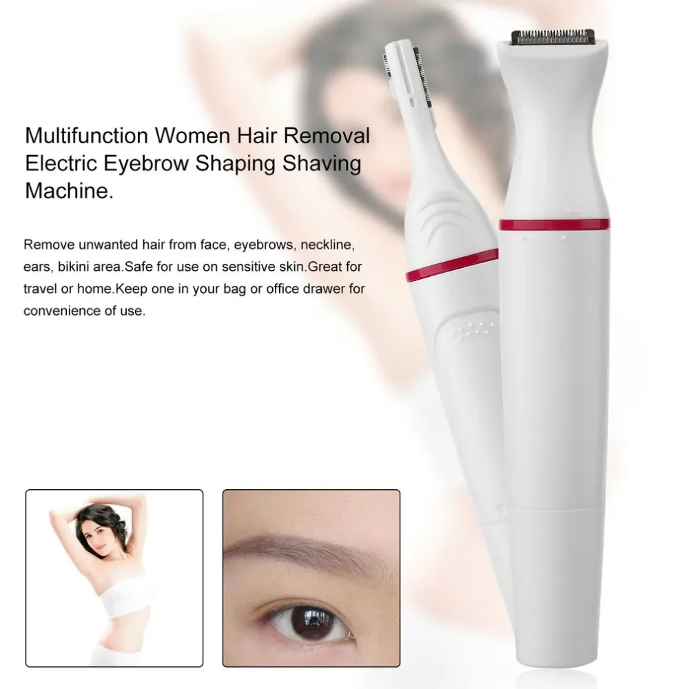 5 In 1 Set Women Epilator Female Eyebrow Trimmer Shaver Hair Removal Machine Face Depilador Bikini Depilatory Tool