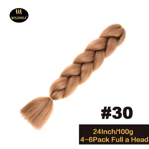 Long 24Inch Jumbo Braid Extensions Cos Synthetic Braiding Hair Afro Ombre Color Kanekalon Hair for Children/Women Braid - Image 22