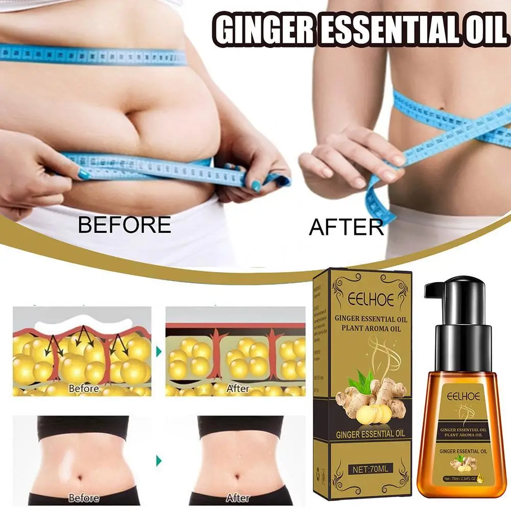

Ginger Slimming Essential Oil Roller Fat Burning Weight Slimming Massage Essence Loss Body Oil Sculpting Belly Shaping Body Q2X7