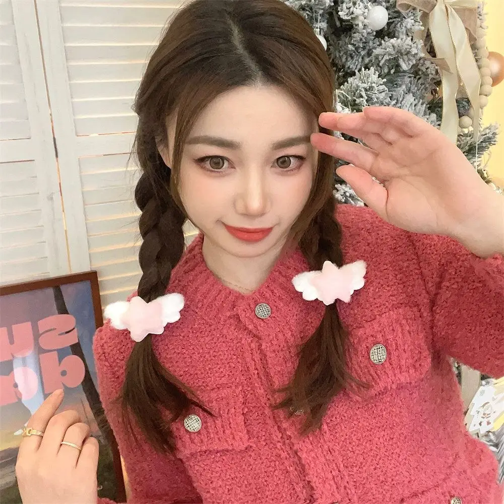 Trendy Minimalist Style Star Hair Clip Ornament Hair Accessories BB Hairpins Headdress Sweet Fluffy Barrettes Photograh