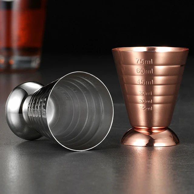 Stainless Steel Cocktail Measure Cup Cocktail Glass Mixed Drink