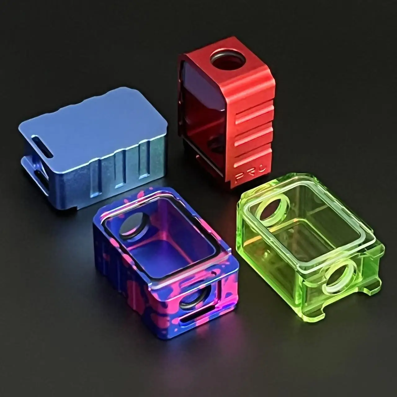 Office Padfolio New Office BORO's Compatible Colorful Aluminum/Acrylic Replacement Box with Glass Cover Seal O-Rings Tanks Supplies Padfolio