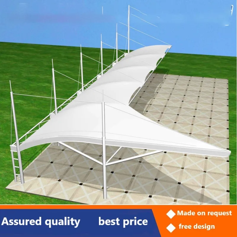 Processing membrane structure carport parking shed car awning electric carport film