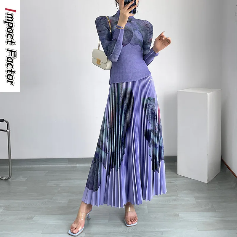 

Женская плиссированная футболка с длинным рукавом, на весну и осень