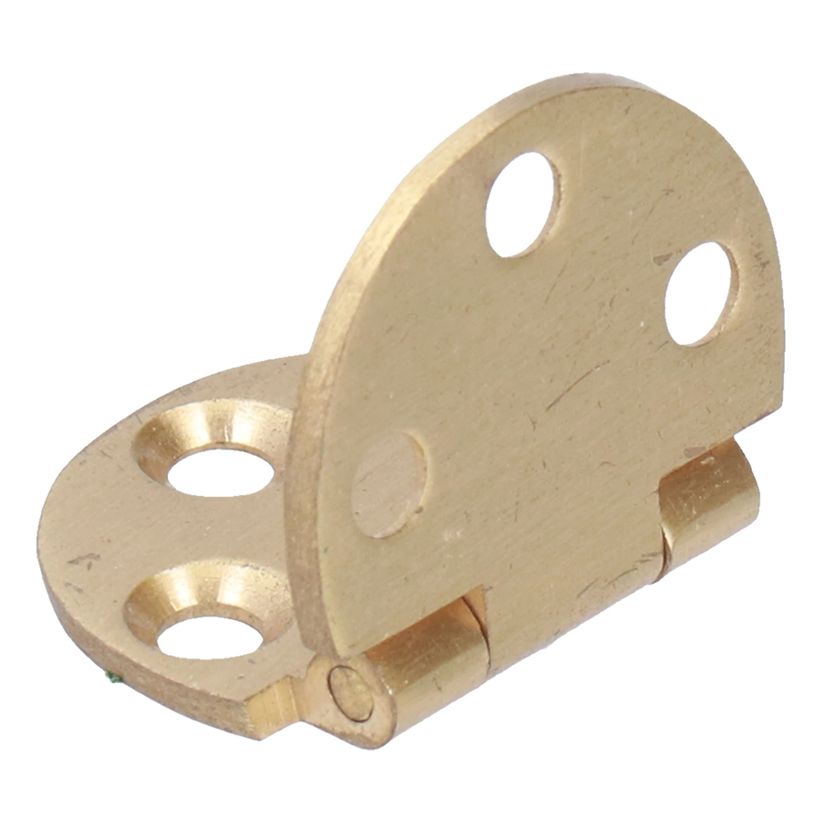 Copper Hinge with Screw 2 Set 180 Degree Mini Flap Hinge for Foldable Table Wardrobes Wooden Boxes 47x30mm