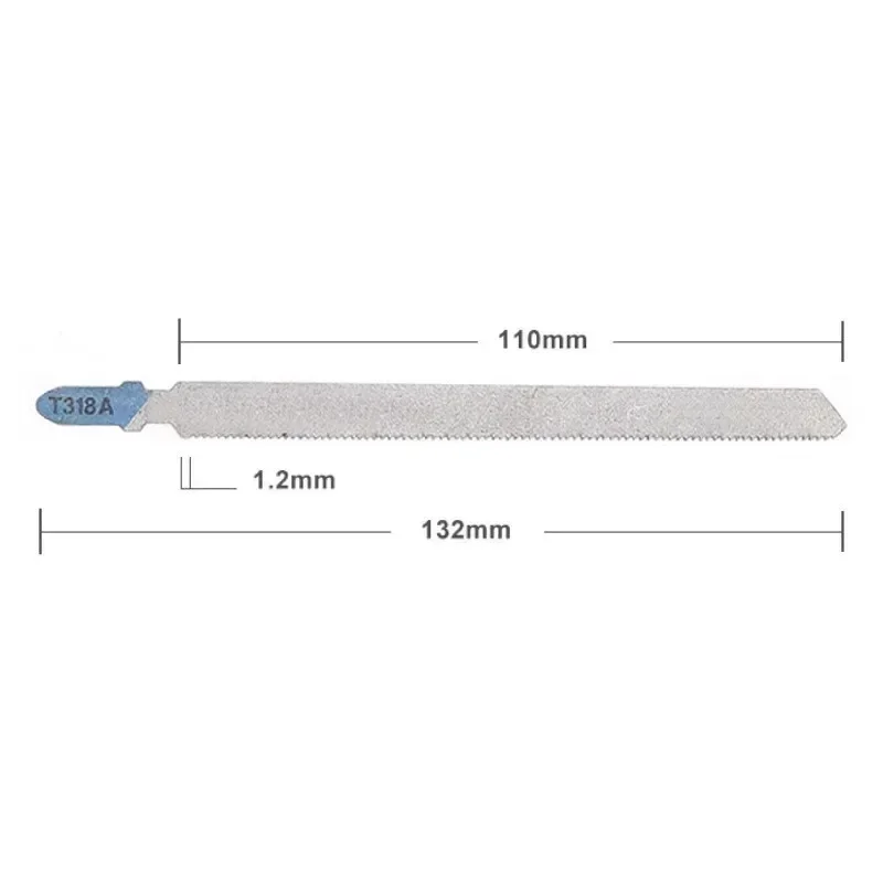 5Pcs T318A HCS Jigsaw Blades Fast Cutting Tools For PVC Fibreboard Woodworking