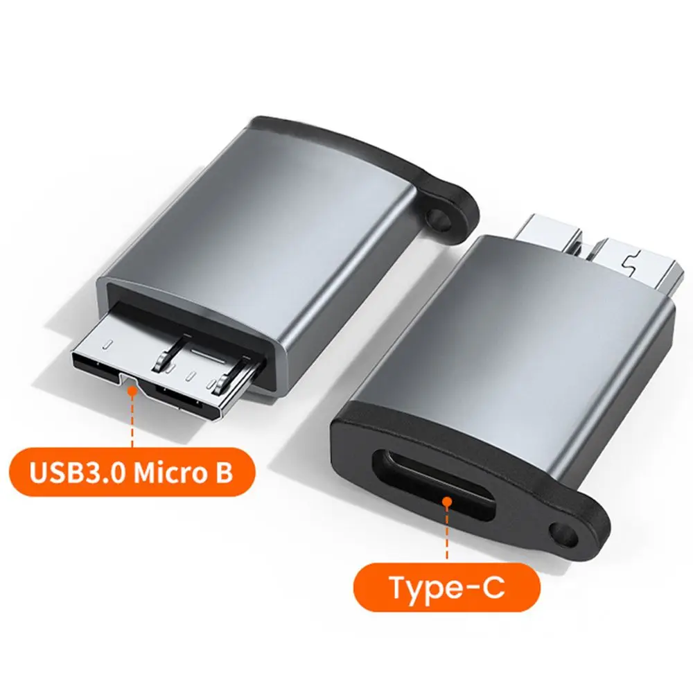 Alloy mobile hard disk connector type c otg adapter female to male usb