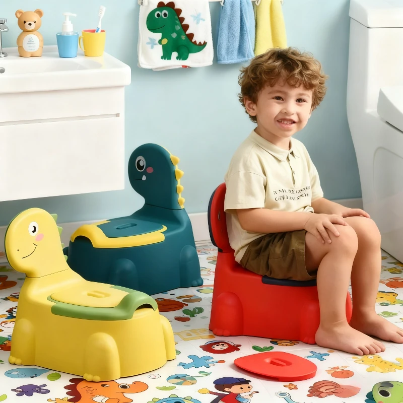 New Cartoon Dinosaur Baby Potty Toilet Training Seat Thickening Children's Special Potty Baby Urinals Boys Girls Toilet Supplies