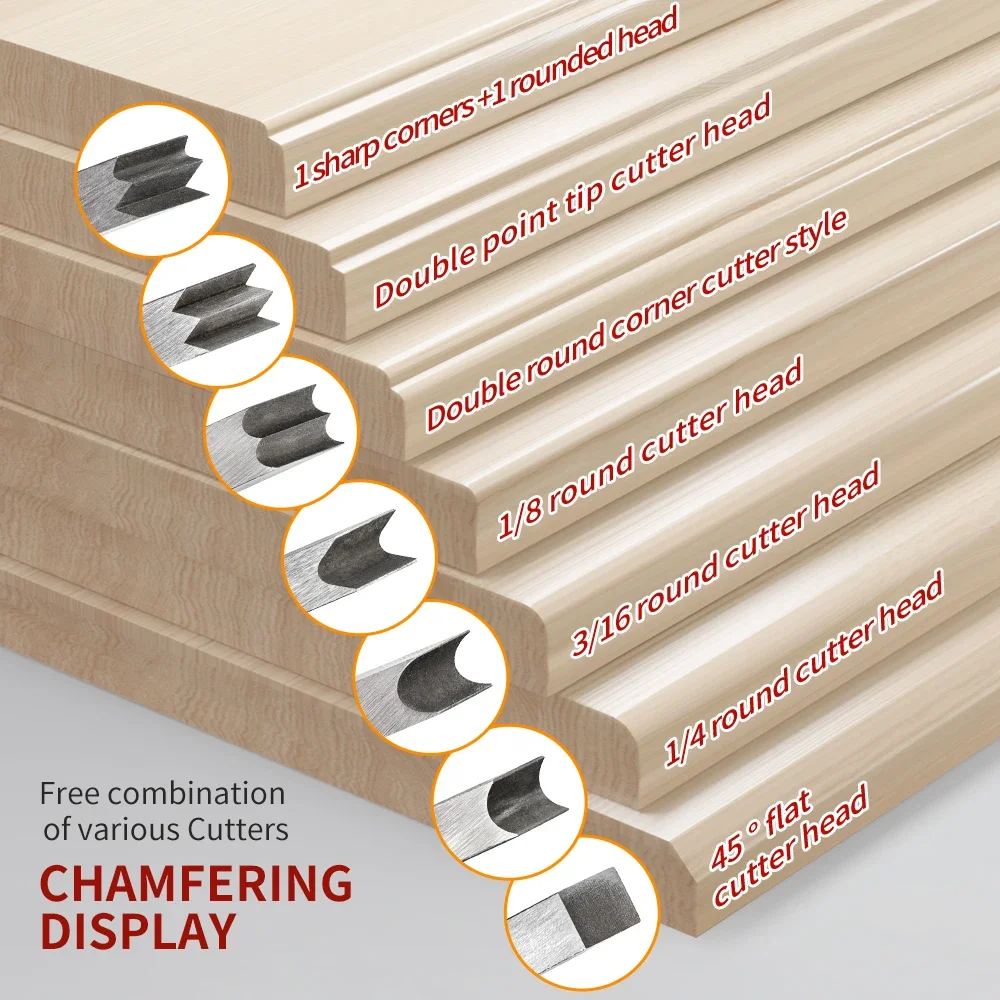 Chamfer Plane Backer Woodworking Hand Planer for Quick Edge Planing Radian Corner Plane Trimming Carpenter Hand DIY Tool woodworking hand tools wood trimming tool