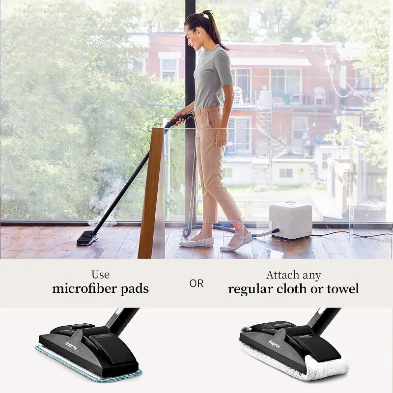 Dupray Neat Steam Cleaner Powerful Multipurpose Portable Steamer for Floors, Cars, Tiles Grout Cleaning Chemical Free 4