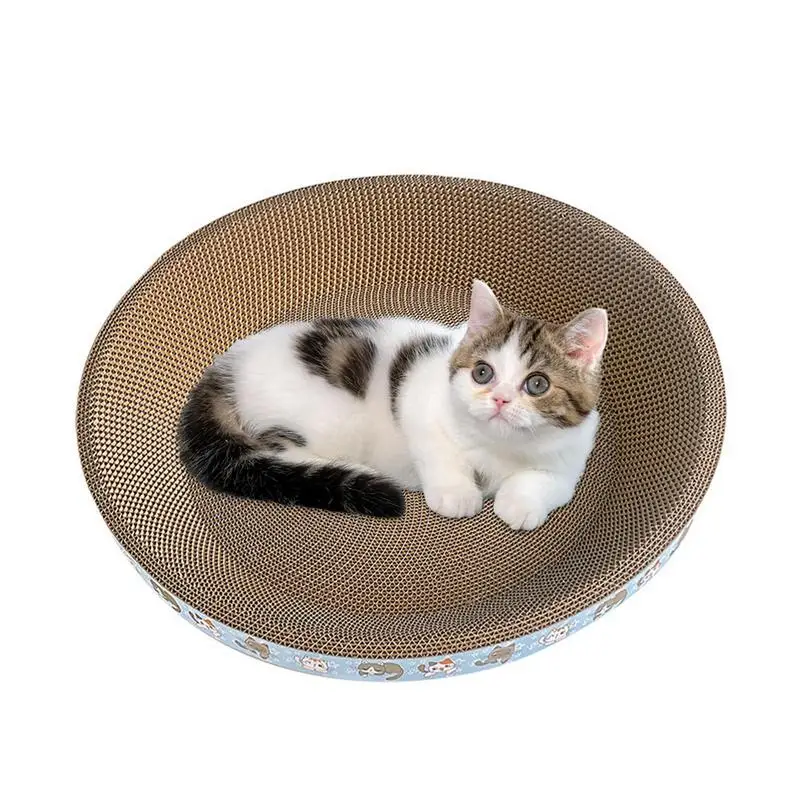 

Cat Scratcher Lounge Turntable Scratcher Board Large Wide Modern Sofa Cat Scratcher For Cat Prevents Furniture Damage Pet Supply