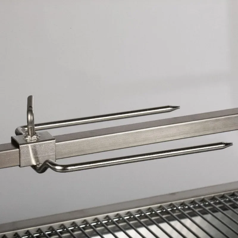 TITAN GREAT OUTDOORS 13W Stainless Steel Rotisserie Grill, 4 RPM Rotation Speed, Rated 88 LB Outdoor Cooking Spit Roaster 5