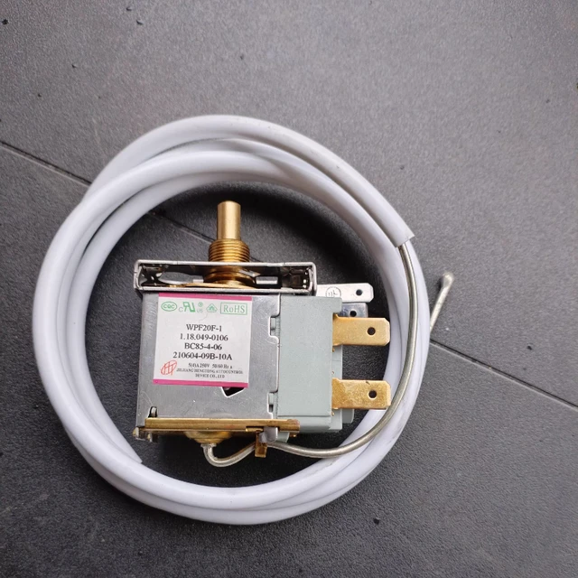Thermostat de réfrigérateur WPF20F-1, thermostat 1.18.049 -0106, prend en charge la réfrigération ou la congélation 1
