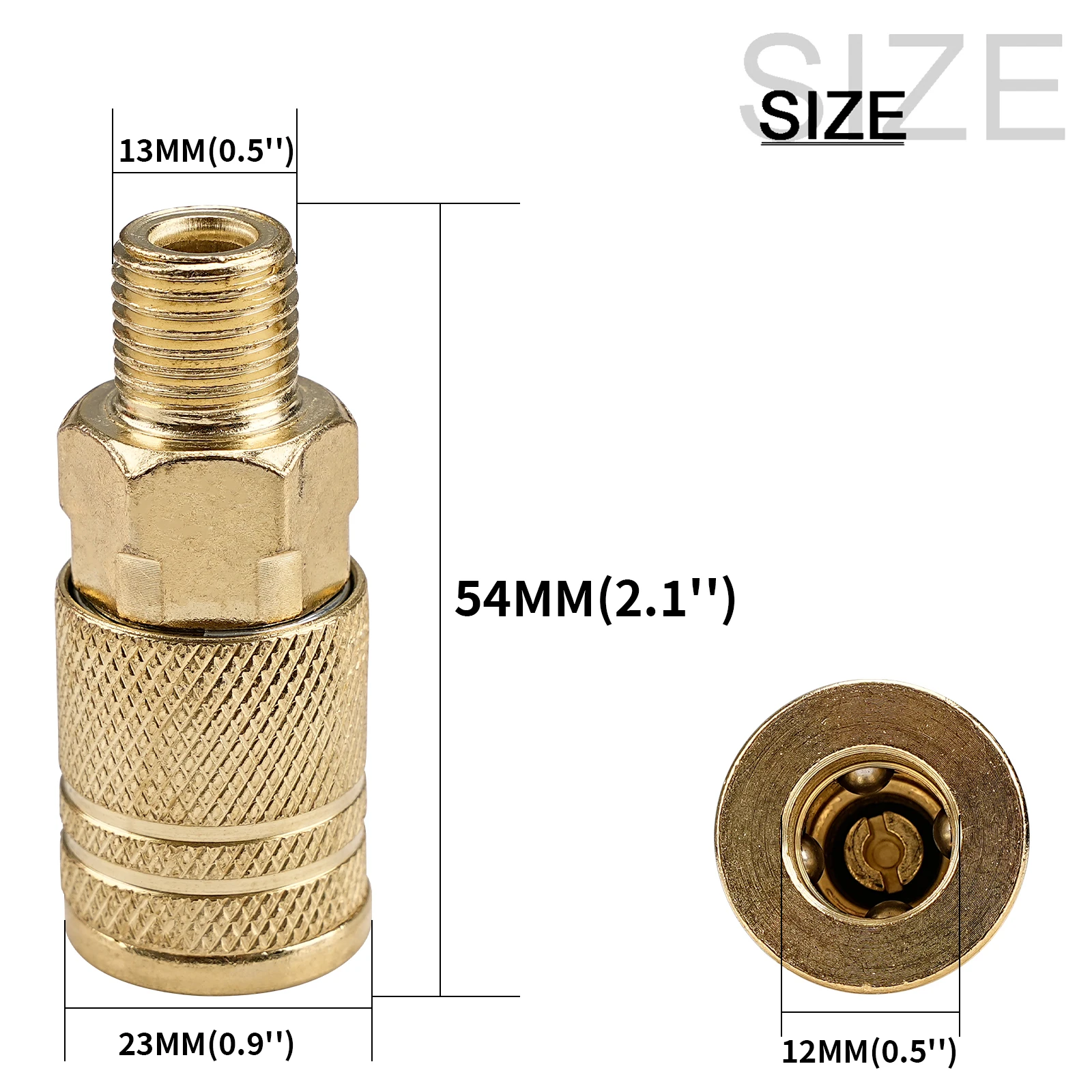 2Pcs/4Pcs/8Pcs Schnelle Koppler Werkzeug 1/4 "NPT Air Linie Schlauch Fitting Kupplung Adapter härten Stahl Kompressor Connector Tool – Detail 7