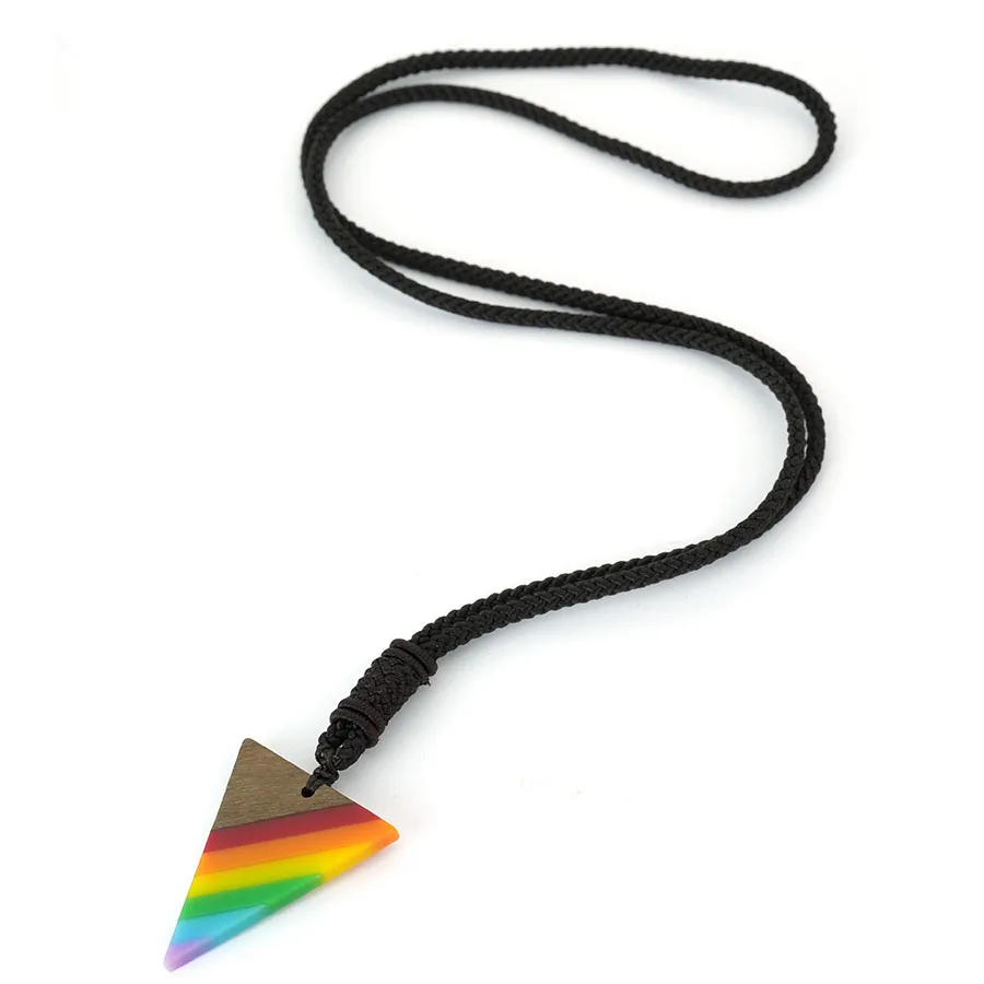 Handmade Wooden Braided Necklace For Men Women