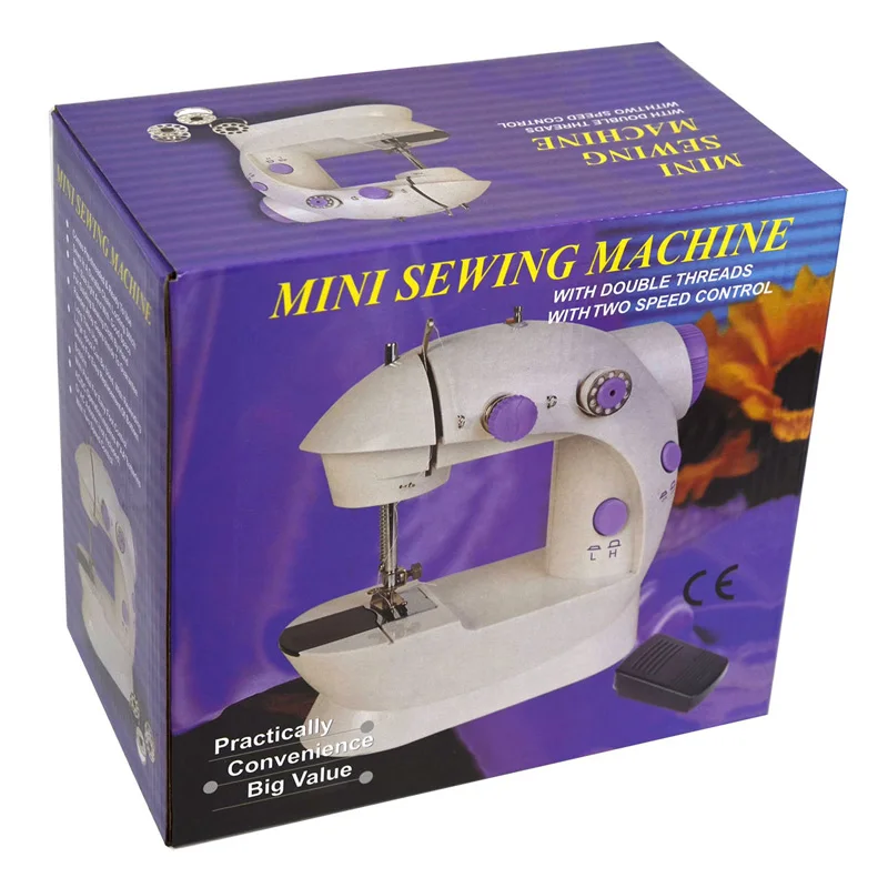 가벼운 전기 재봉틀을 갖춘 가정용 미니 재봉틀