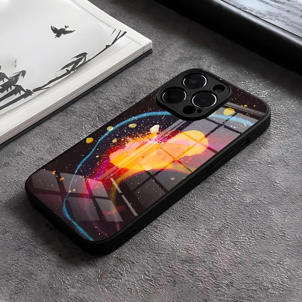 Rainbow Radiohead Band Glass Design Phone Case Cover