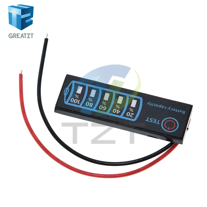 Indicatore del livello della batteria Batteria al litio ternaria serie 3 Tester per display della capacità della batteria al litio ferro fosfato al piombo - immagine 4