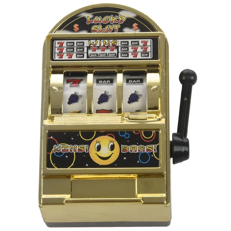 Mini Casino Jackpot Fruit Slot Machine Money Box Game Toy For Kids Adult Decompression Toys Slot Machine Toy