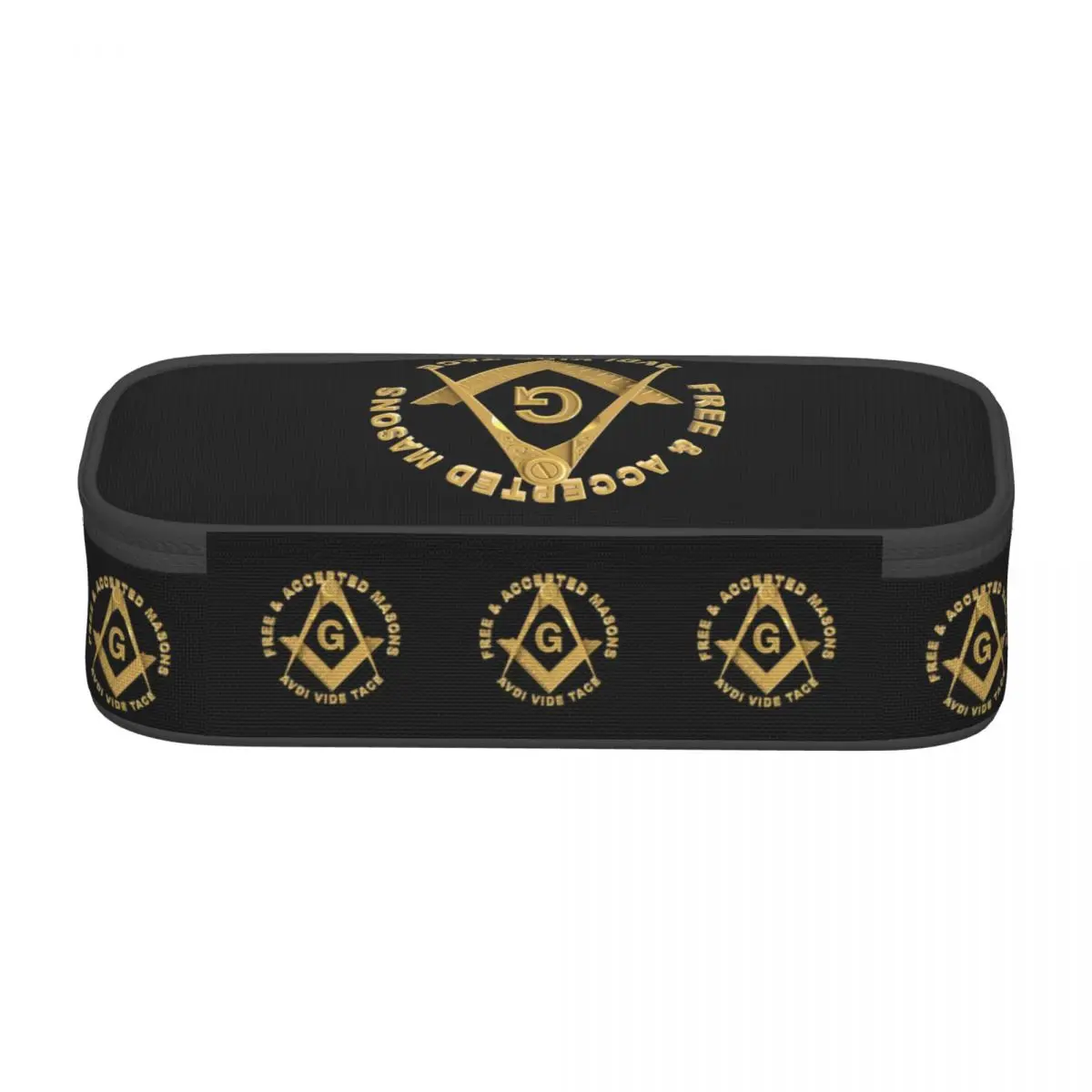 Kawaii Masons Masonic Freemason Pencil Cases for Girl Boy Big Capacity Mason Freemasonry Pencil Pouch Stationery