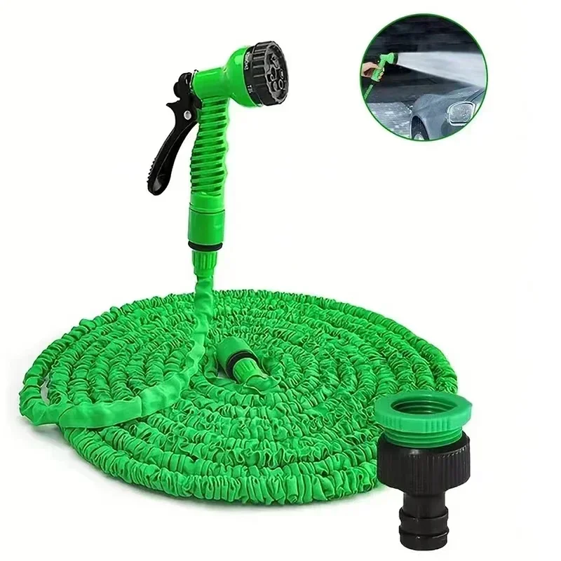 2025 Model Retractable Water Hose High-Pressure Car Washing Device Water Gun Garden Water Pip Household Garden Watering Hose