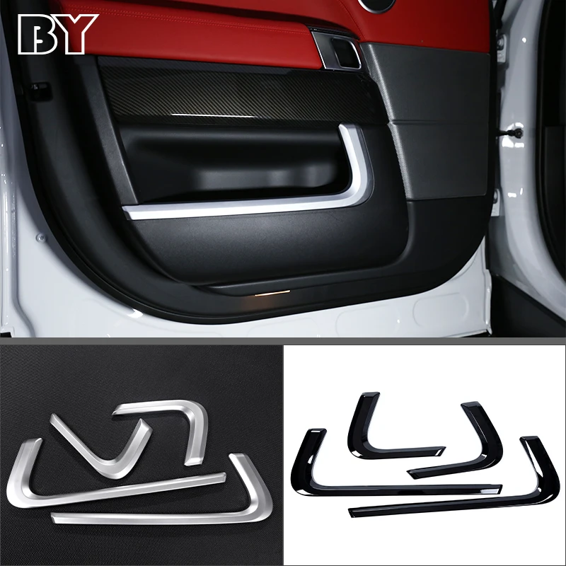 

4 Pcs For Land Rover Range Rover Sport RR Sport 2014-2018 Car Styling ABS Chrome Inner Door Panle Decorative Trim Accessories