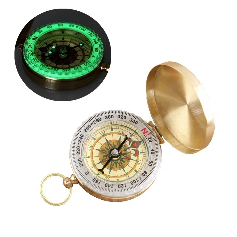 Brass Pocket Compass 2