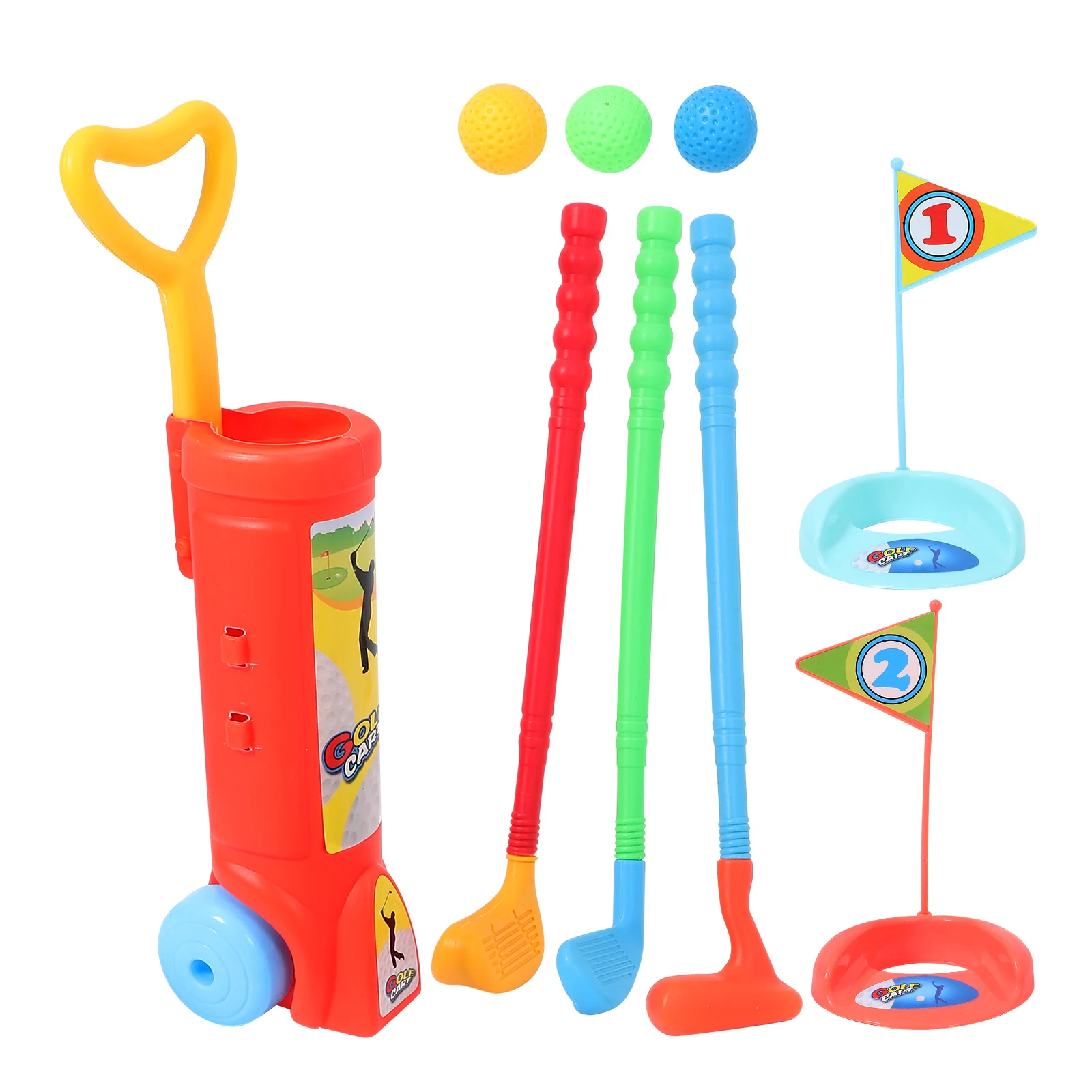 

Golf Club Set Toys Children Plaything Puzzle Clubs For Kids Plastic Abs Toddlers