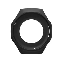 Soft Silicone Protective Case for 46MM Smartwatch - Durable Silicone Shell Cover (Black)