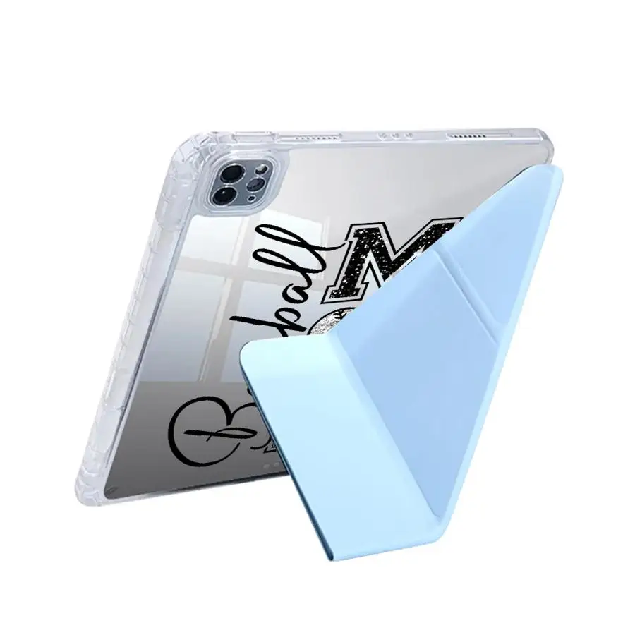 Sports Mom Y-Fold Tablet Case with Holder – Baseball & Soccer Design