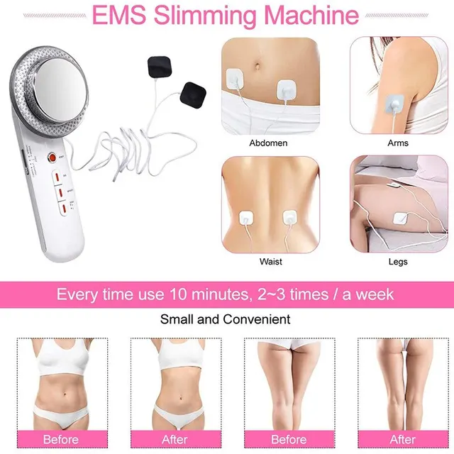 3in 1 EMS 초음파 캐비테이션 무게추 감량 기계는 복부 및 다리를 위한 초음파 마사지, 지방을 밀어내는 기능 및 지방을 폭발시키는 기능을 결합한 제품입니다.
